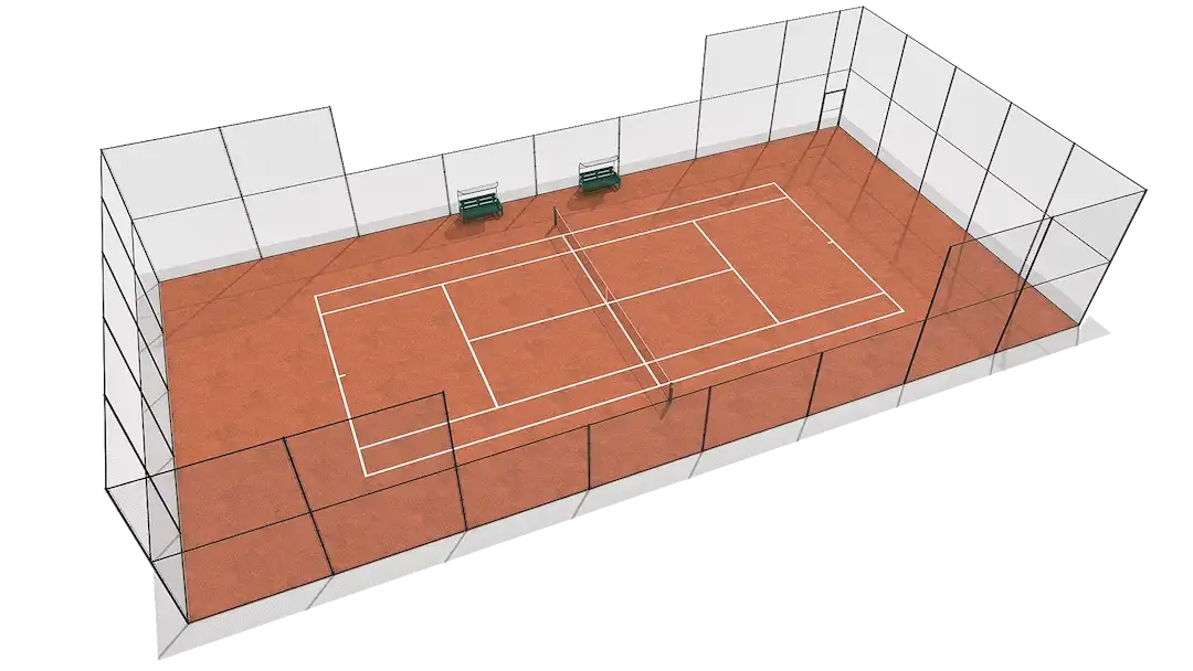 ساخت زمین تنیس خاکی در تهران